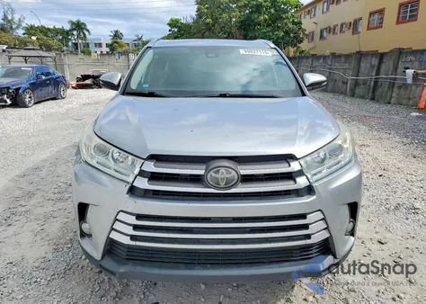 2018 Toyota Highlander Se from USA, damaged, VIN 5TDKZRFH2JS527665